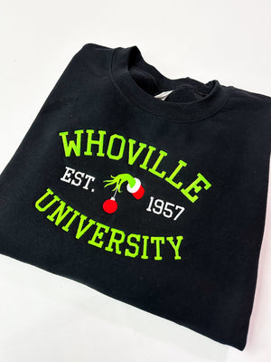 Whoville University Embroidered Sweatshirt