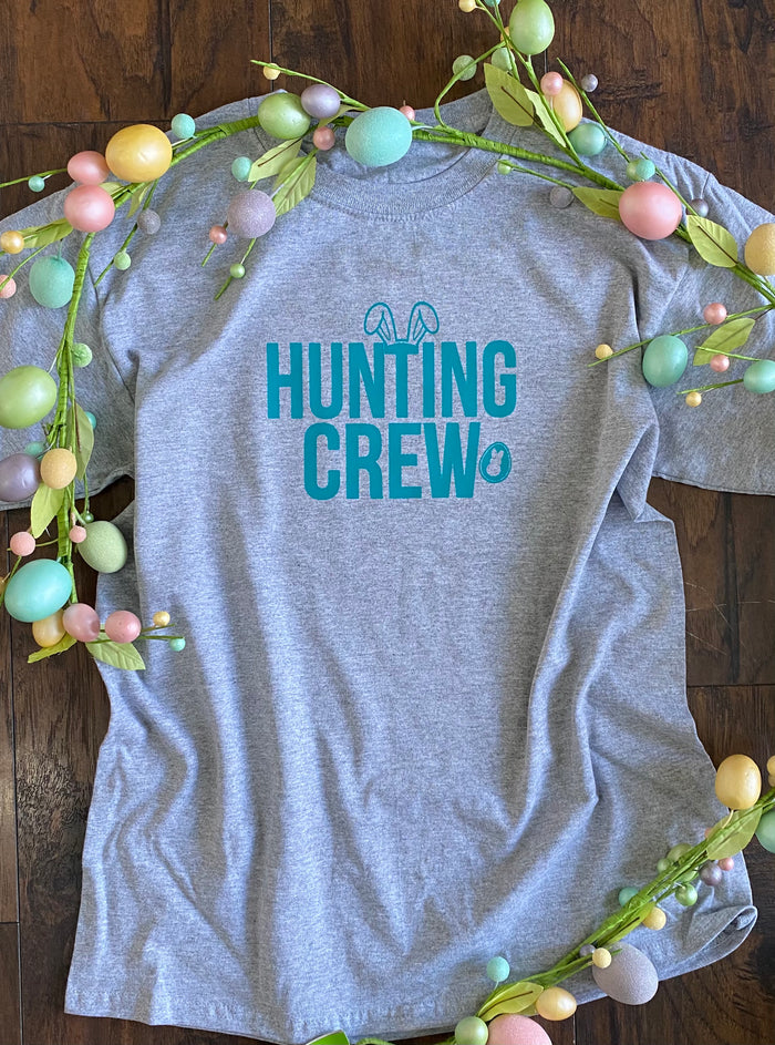 Kids Hunting Crew tee